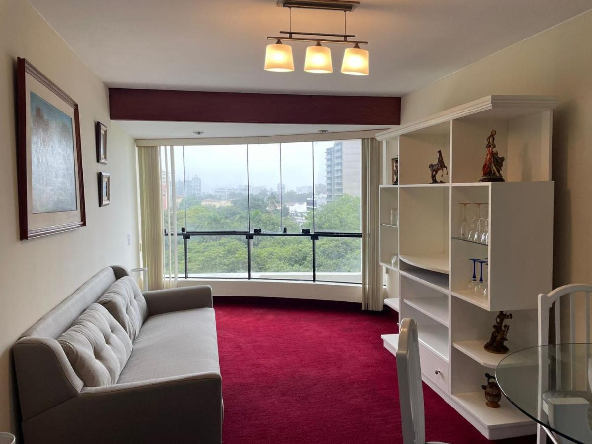 Апартаменты Acogedor Dpto En San Isidro Excelente Vista, Piscina Y Wifi Лима Экстерьер фото