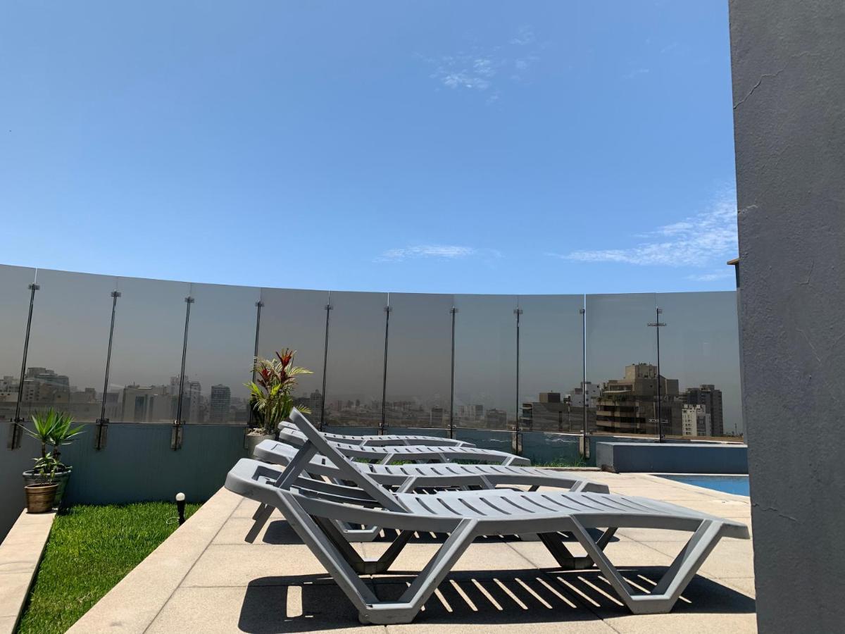 Апартаменты Acogedor Dpto En San Isidro Excelente Vista, Piscina Y Wifi Лима Экстерьер фото
